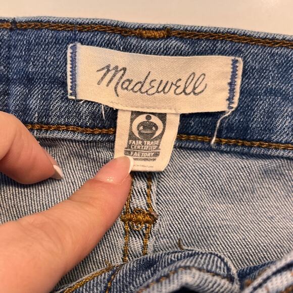 Madewell 10” High Rise Skinny Jean with Exposed Button Fly Size 27 Tall - Picture 7 of 11
